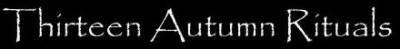 logo Thirteen Autumn Rituals